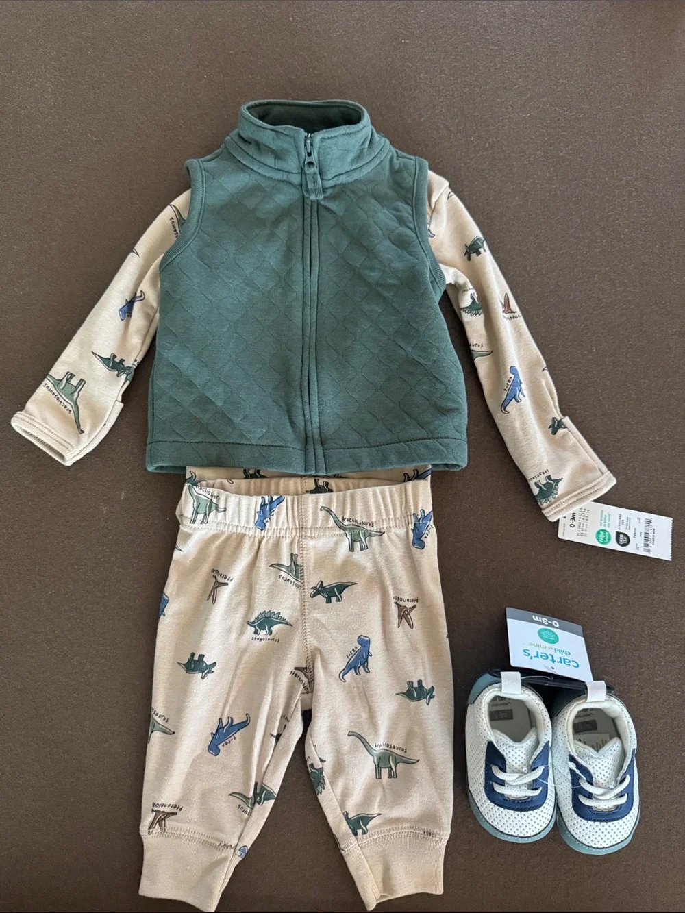 Carter’s 3 piece outfit and shoes BUNDLE